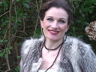 Élégante Lady Vanessa A Prick En Anus