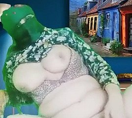 Pakistanischer Orgasmus, große Brüste tropfen von den Fingern