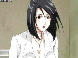 Big titted anime mendapat anal kacau