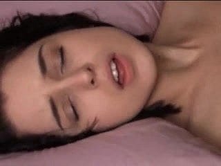Cara hermosa Orgasmo