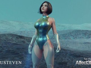 Gros seins Angelita fait baiser par un monstre dans une innervation 3D